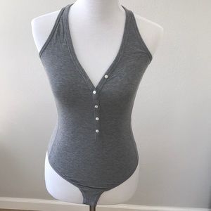 Two bodysuits, Kit &Ace gray and Initmissimi Lace
